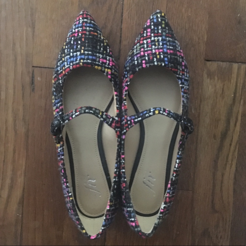 Amazon’s The Fix tweed flats
